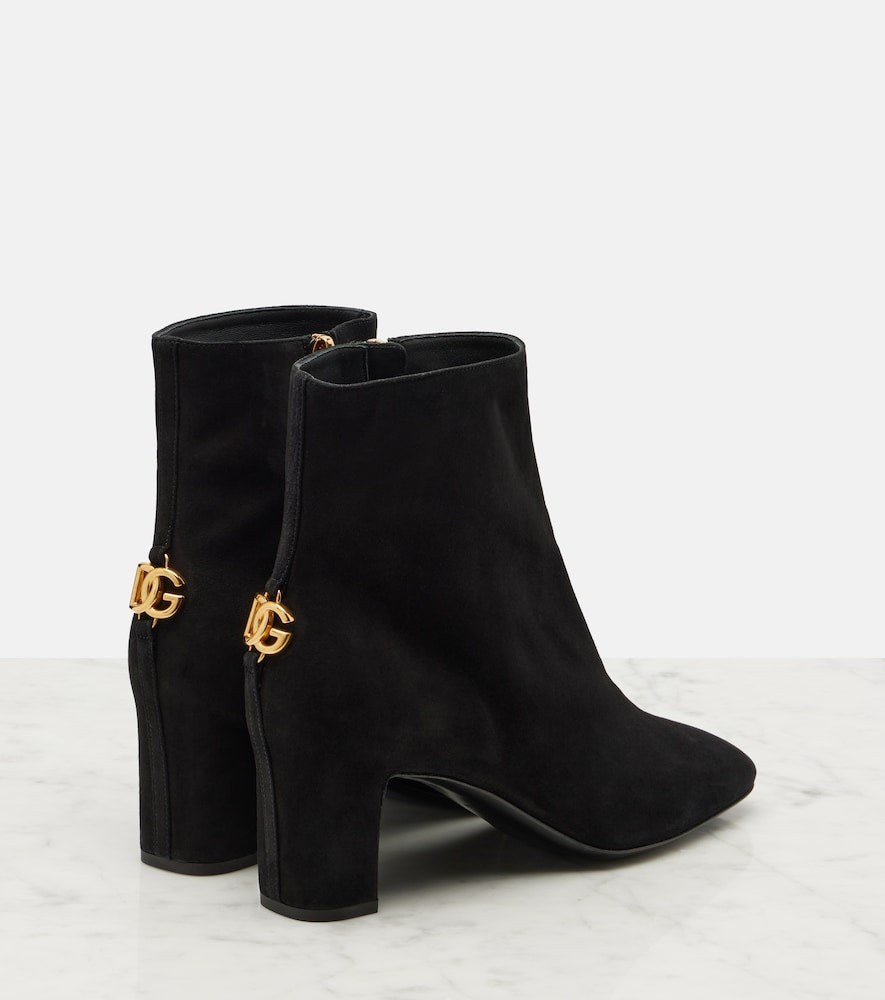 Dolce&Gabbana DG suede ankle boots