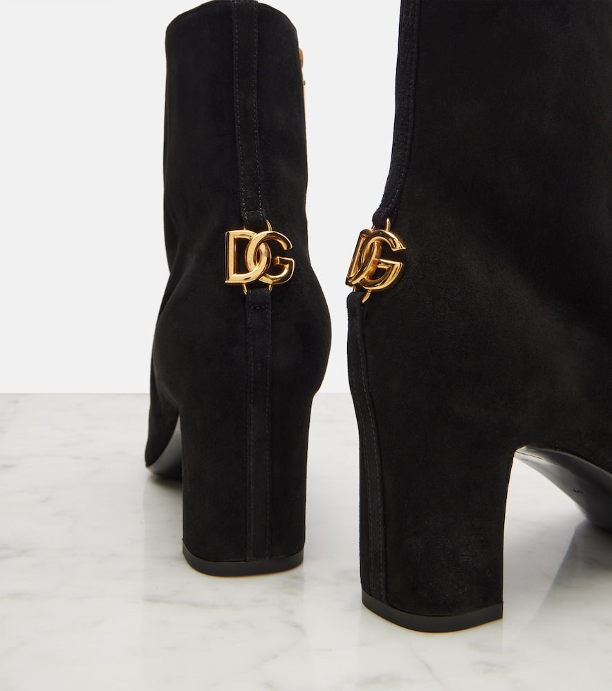 Dolce&Gabbana DG suede ankle boots