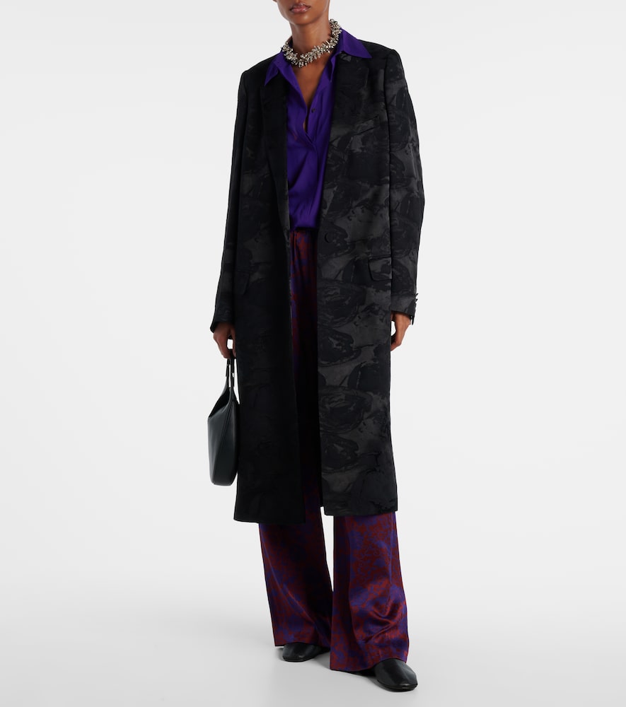 Dries Van Noten Globe leather ankle boots