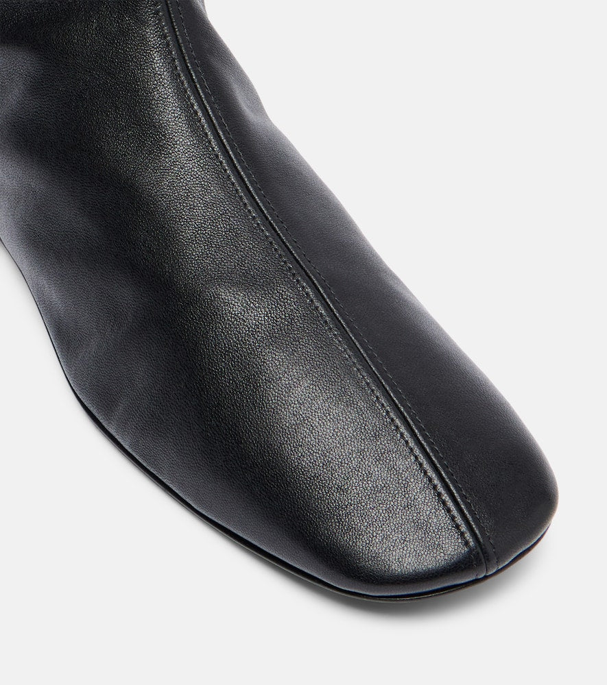 Dries Van Noten Globe leather ankle boots