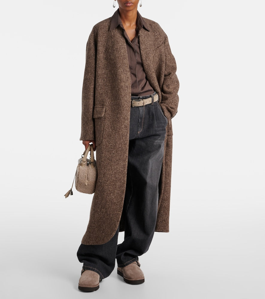 Brunello Cucinelli Monili suede slippers