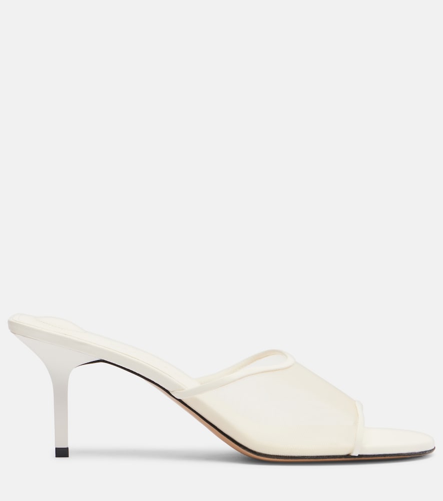 Jacquemus Leather-trimmed canvas sandals