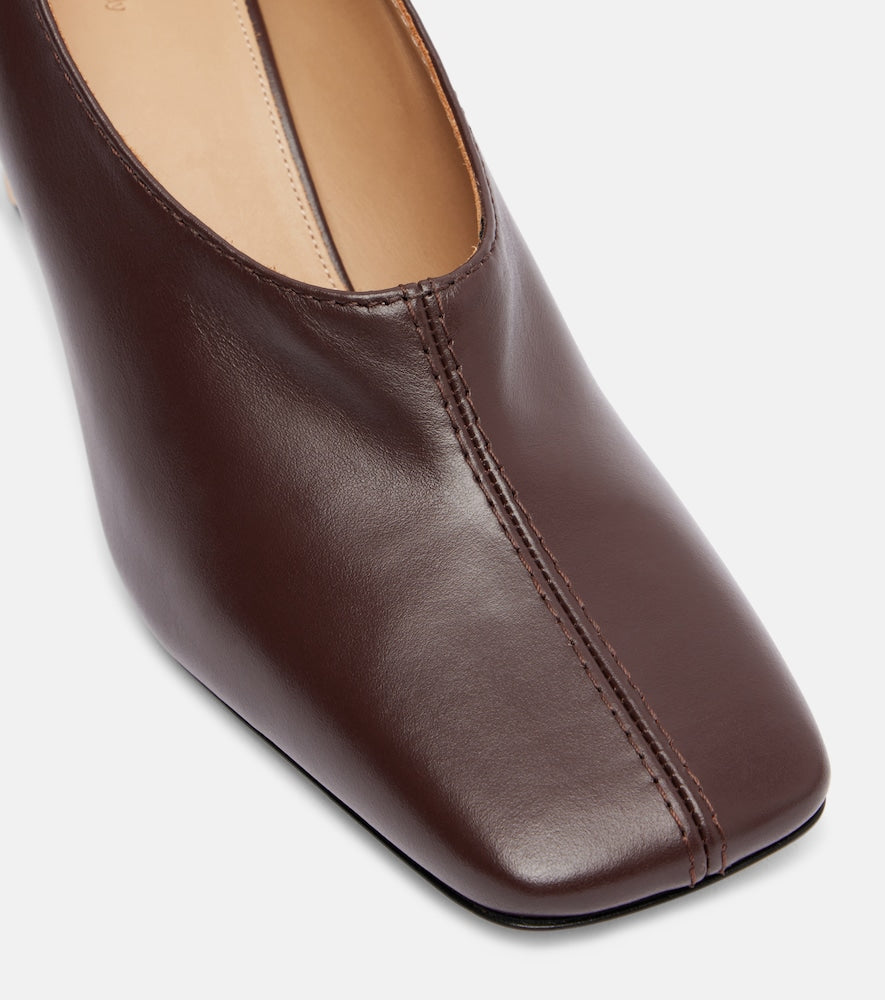 JW Anderson Chain 75 leather pumps