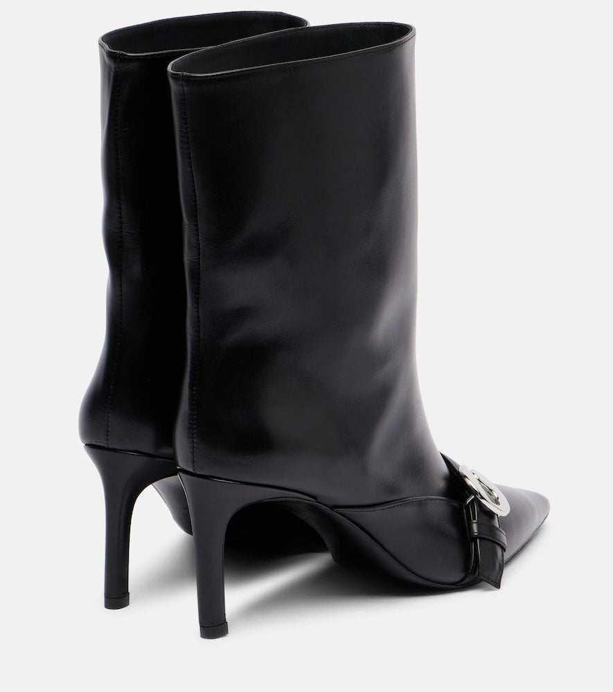 Coperni Logo leather ankle boots