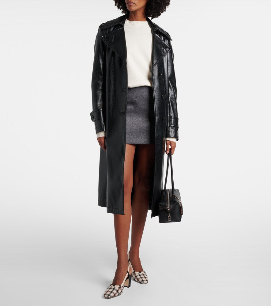 Manolo Blahnik Vestal checked slingback pumps
