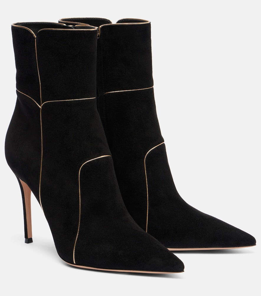 Gianvito Rossi 95 suede ankle boots
