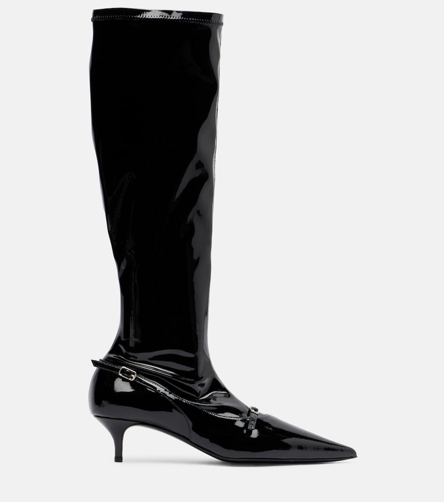 Magda Butrym Patent leather knee-high boots