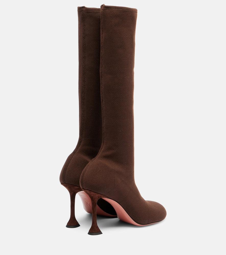 Amina Muaddi Veneda 95 sock boots