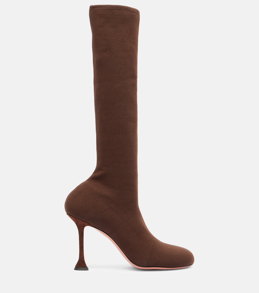 Amina Muaddi Veneda 95 sock boots