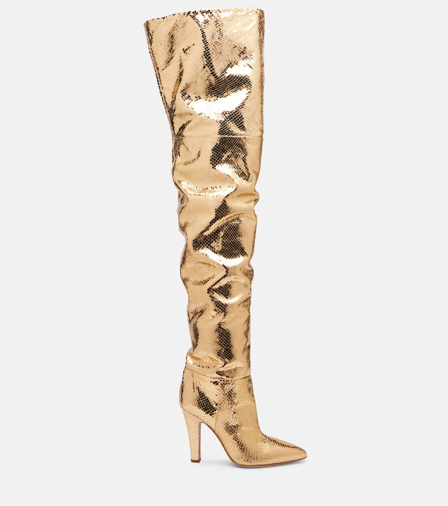 Paris Texas Elsa 100 leather over-the-knee boots