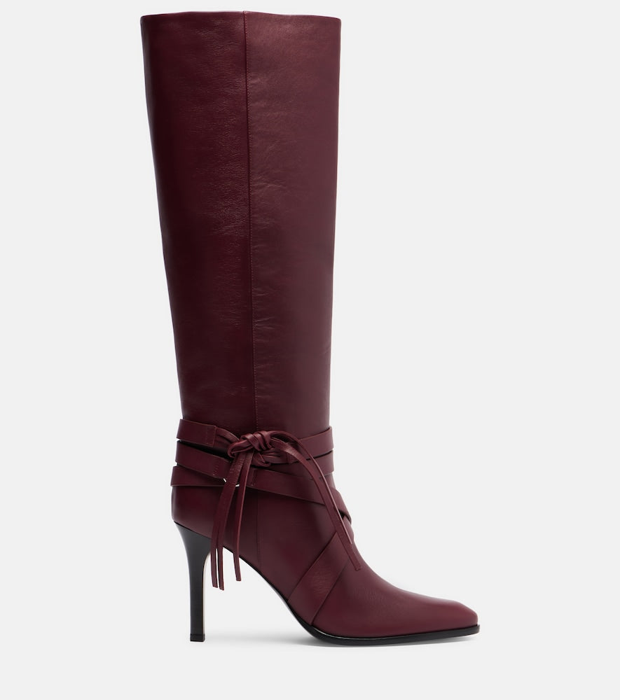 Isabel Marant Analui 90 leather knee-high boots