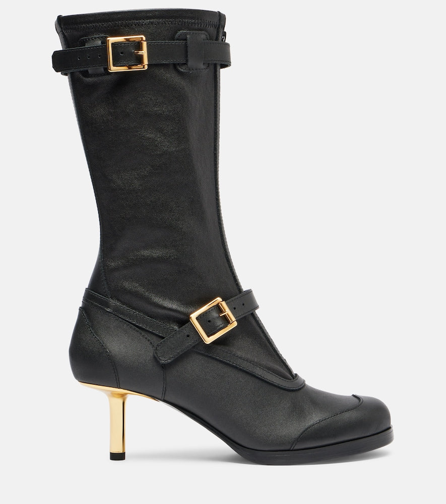 Sacai Aviator leather boots