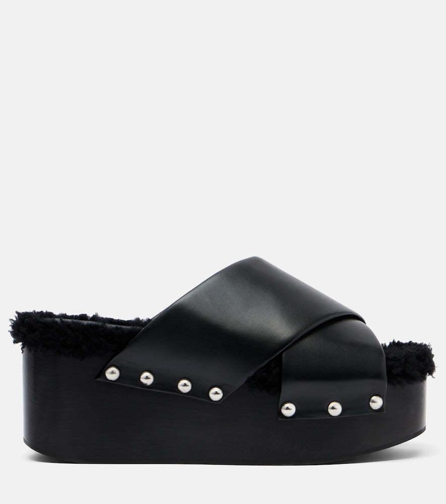 Le Monde Beryl Leather sandals