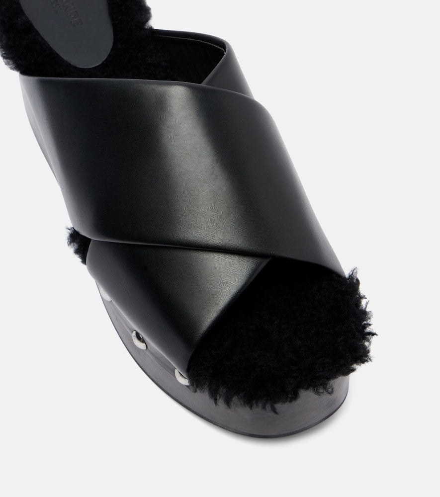 Le Monde Beryl Leather sandals
