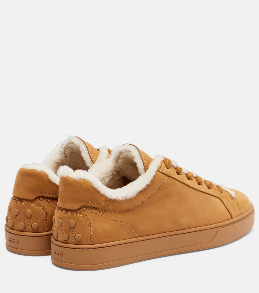 Tod's Classic shearling-lined suede sneakers