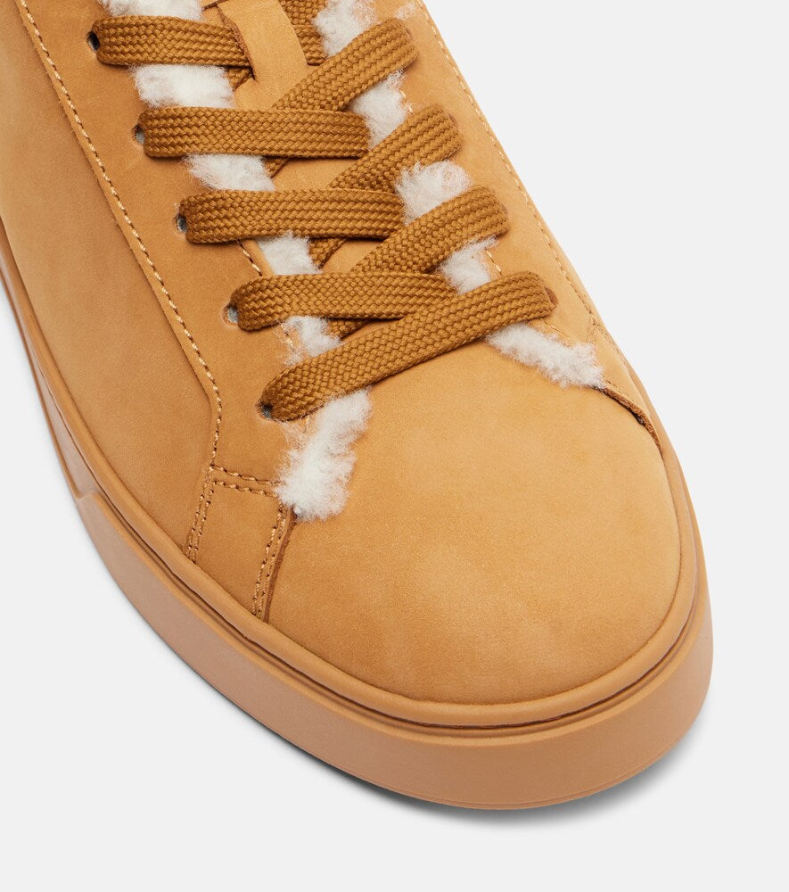 Tod's Classic shearling-lined suede sneakers