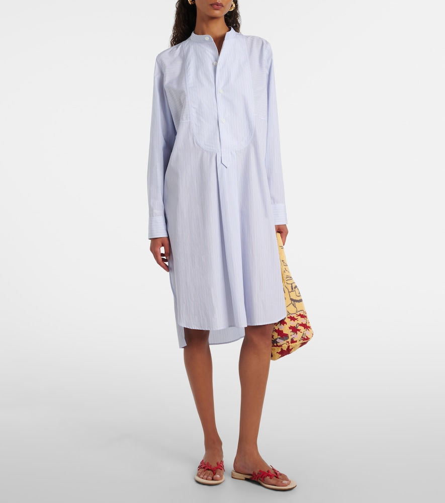 Gianvito Rossi Canvas and leather thong sandals