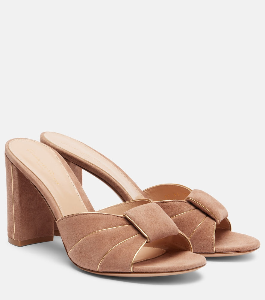 Gianvito Rossi Suede mules
