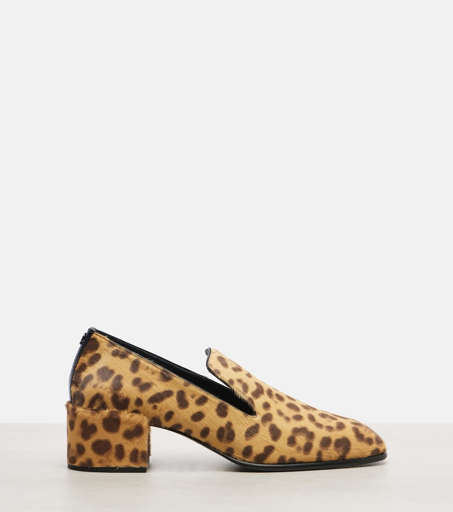 Jimmy Choo Eliot Slipper 45 leopard-print calf hair pumps