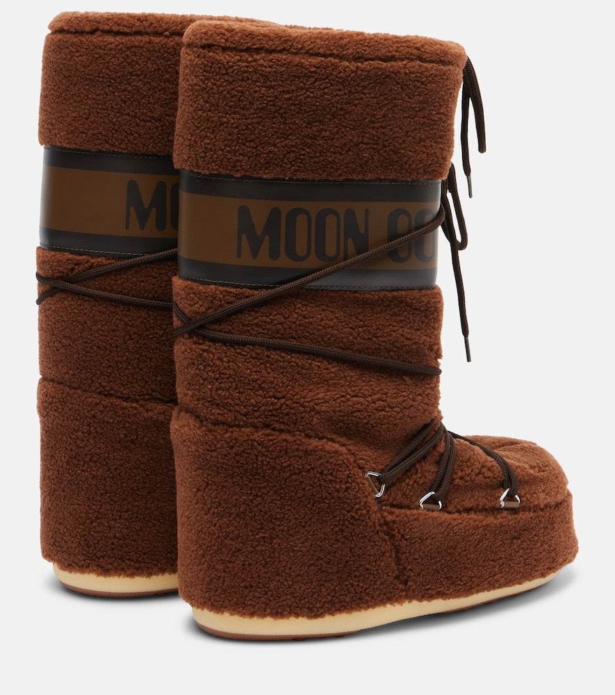 Moon Boot Icon fleece knee-high snow boots