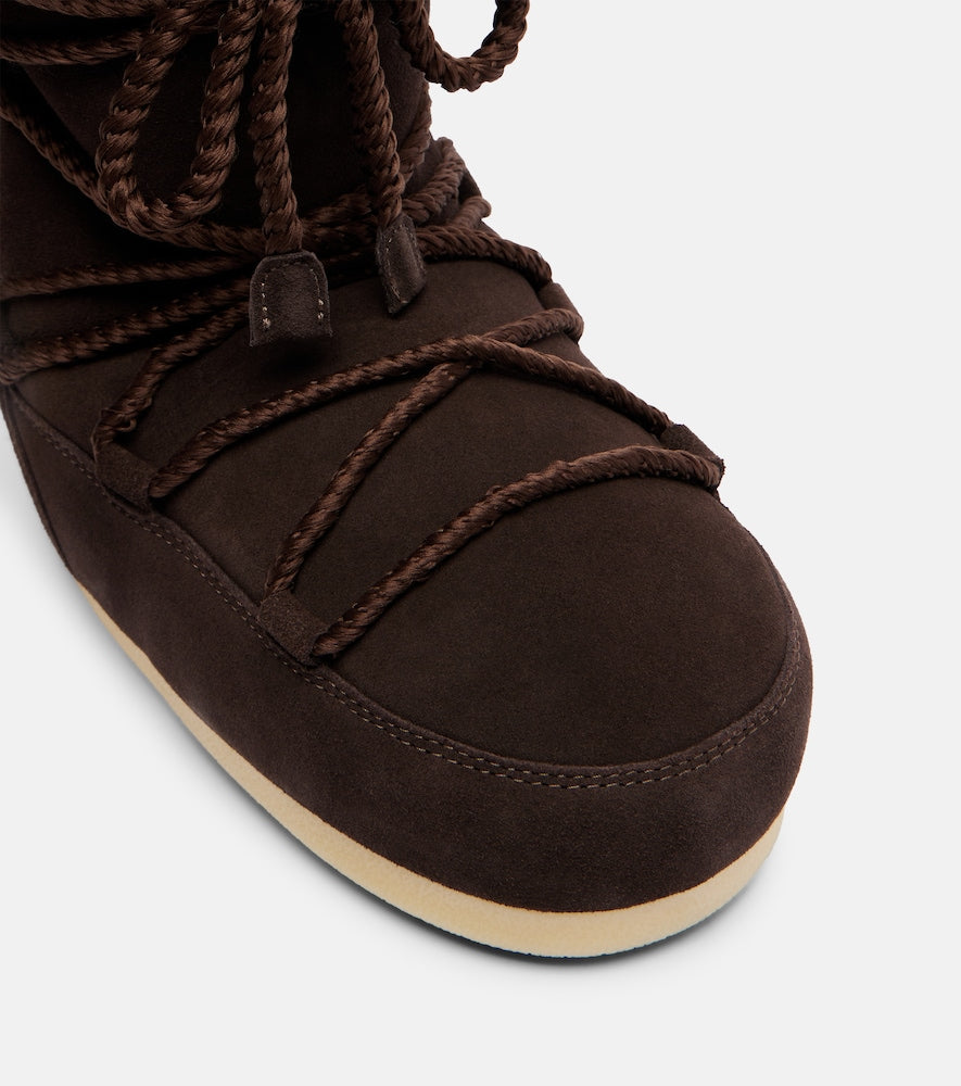 Moon Boot EVX shearling-lined suede snow boots