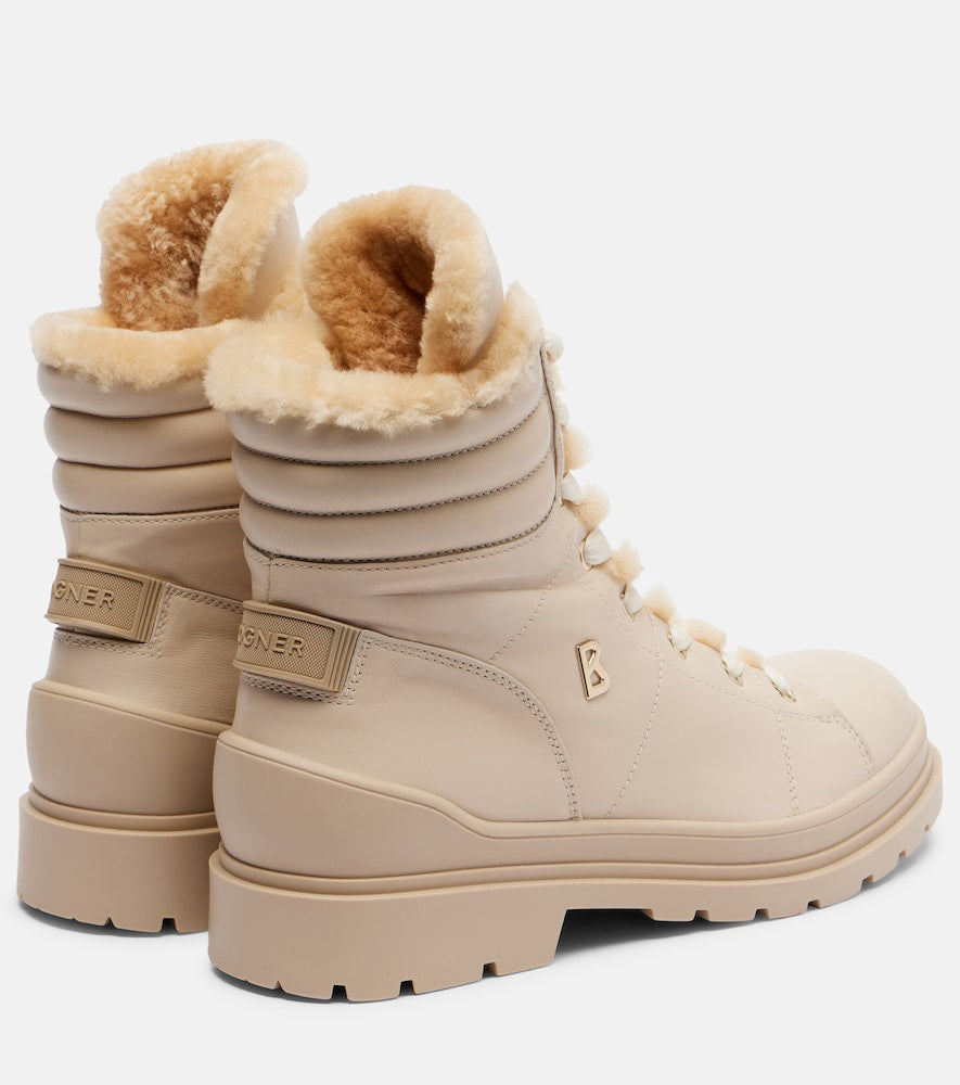 Bogner St Moritz leather lace-up boots