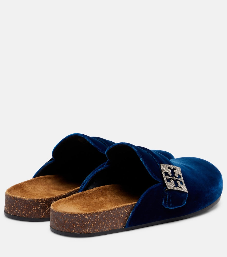 Tory Burch Mellow embellished velvet mules