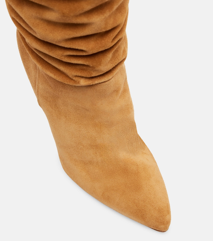 Paris Texas Elsa 100 suede over-the-knee boots
