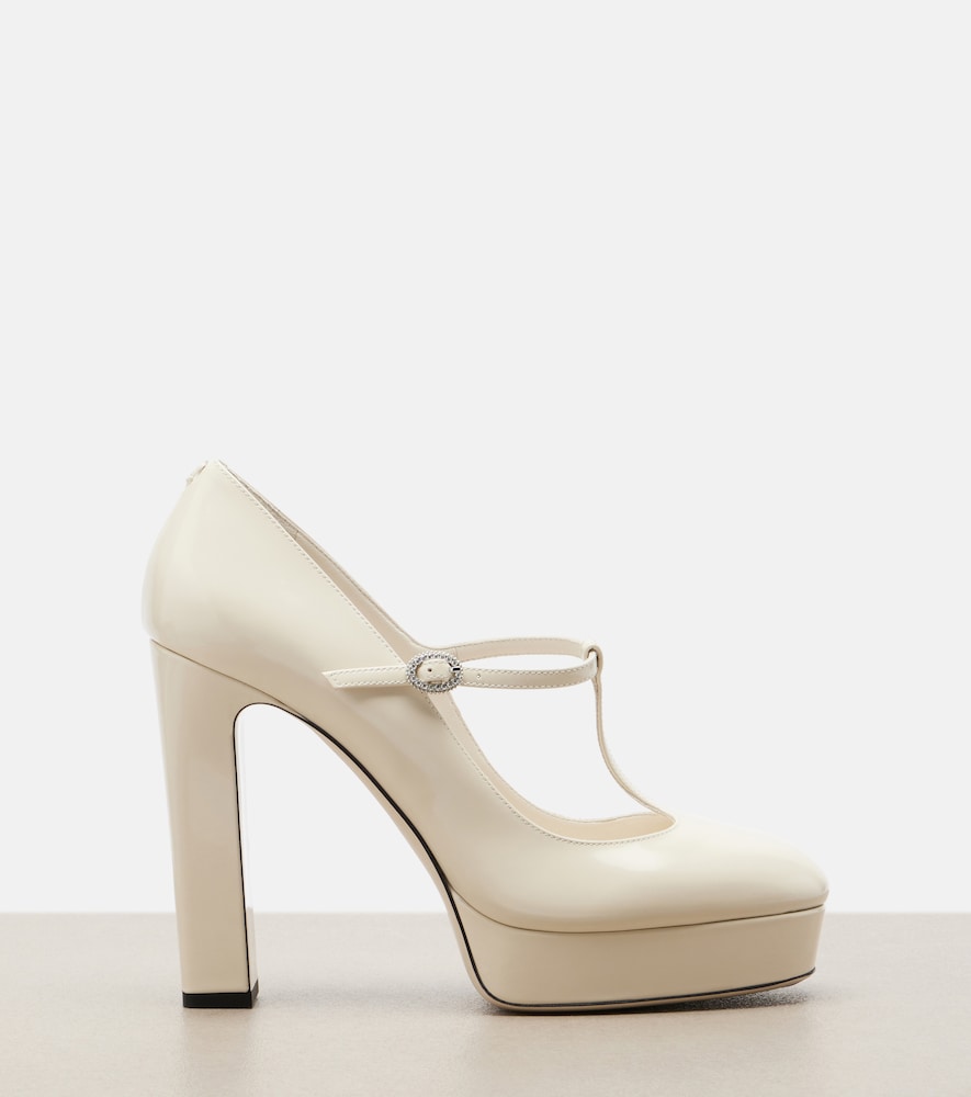 Jimmy Choo Marene patent leather Mary Jane pumps