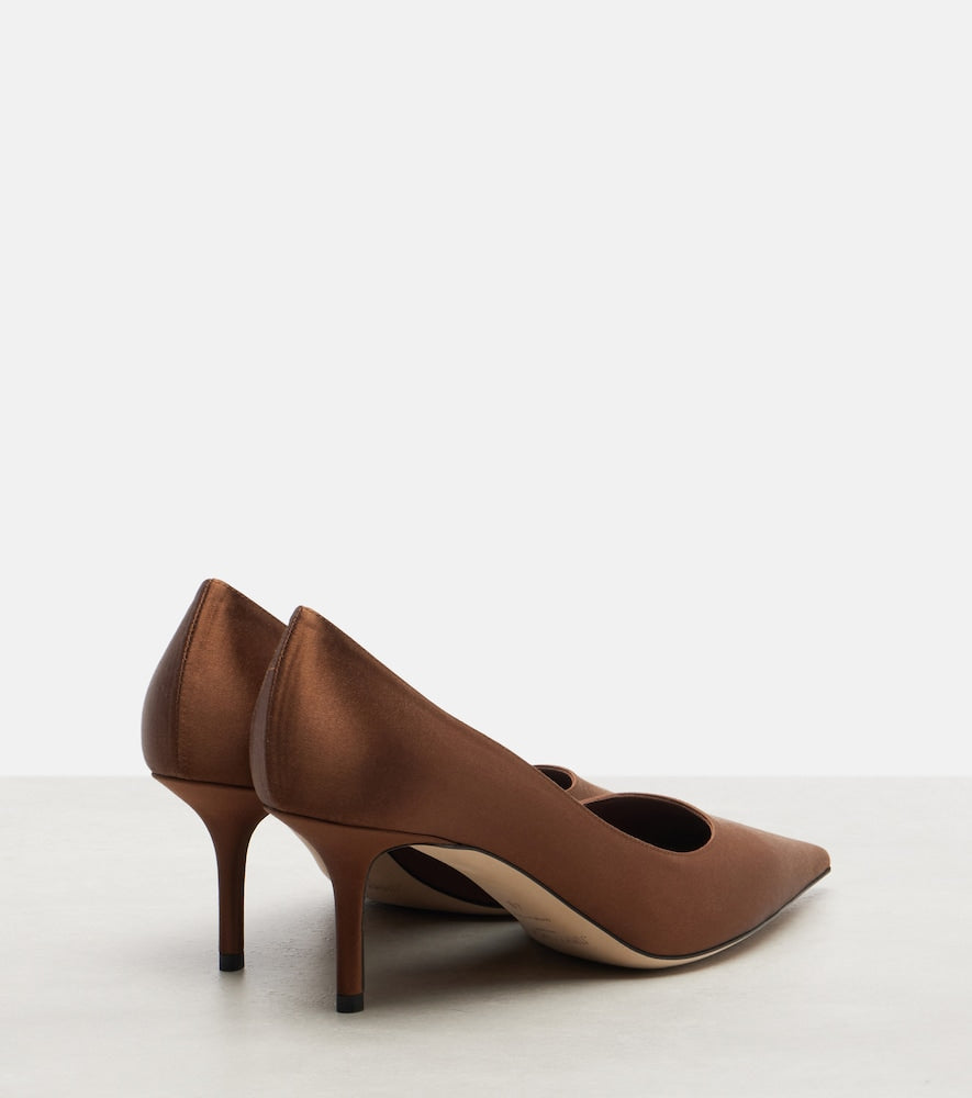 Jimmy Choo Love satin pumps