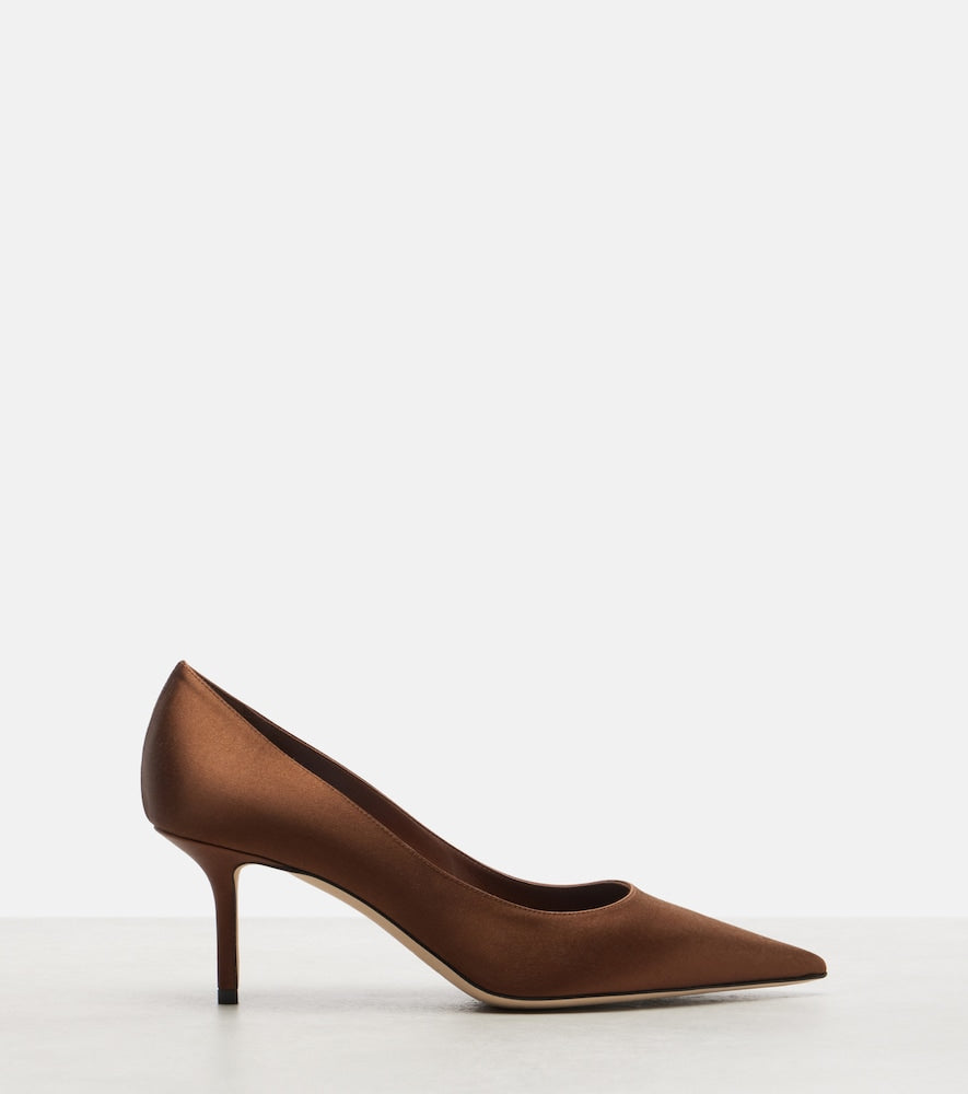 Jimmy Choo Love satin pumps
