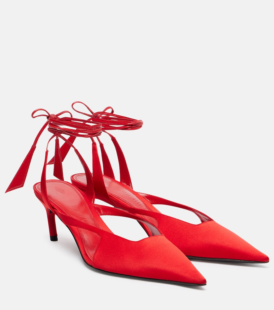 The Attico Satin pumps