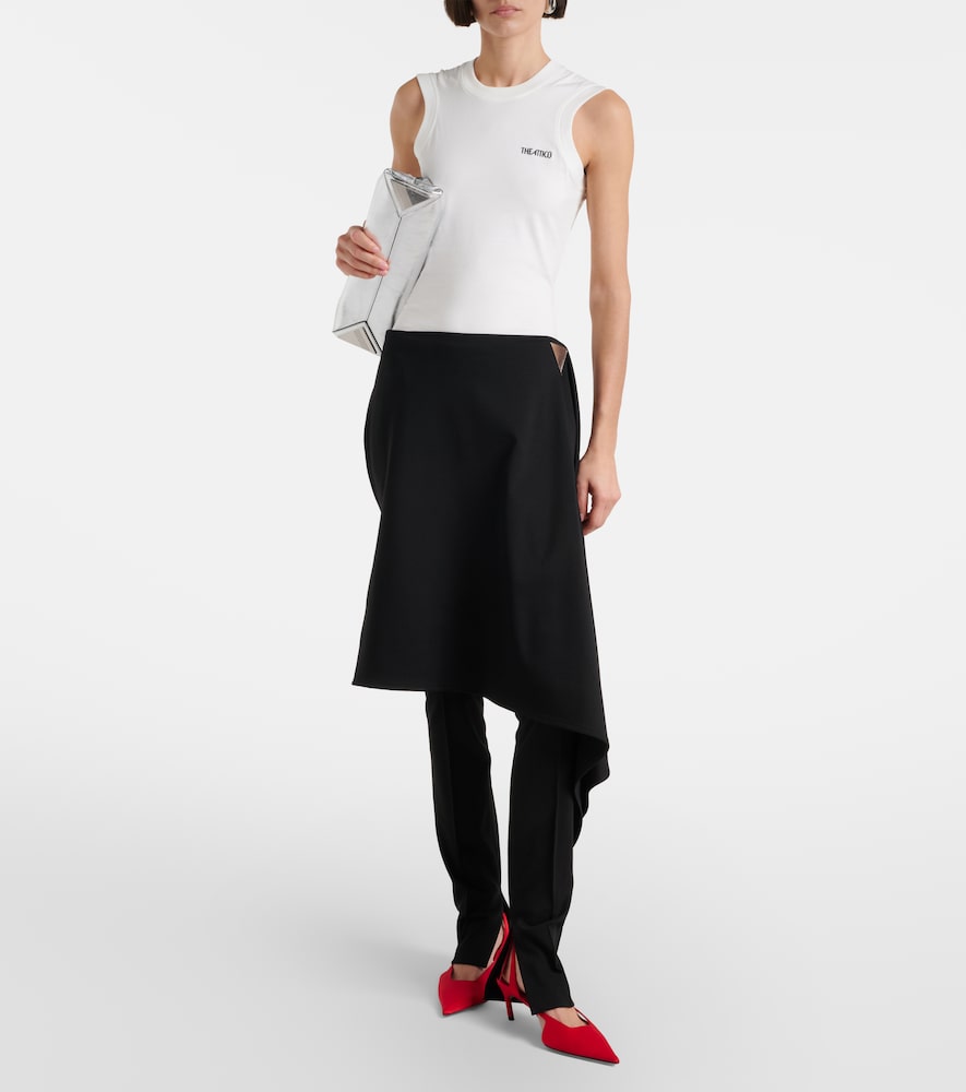 The Attico Satin pumps