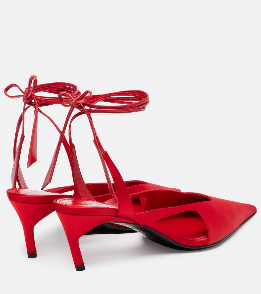 The Attico Satin pumps