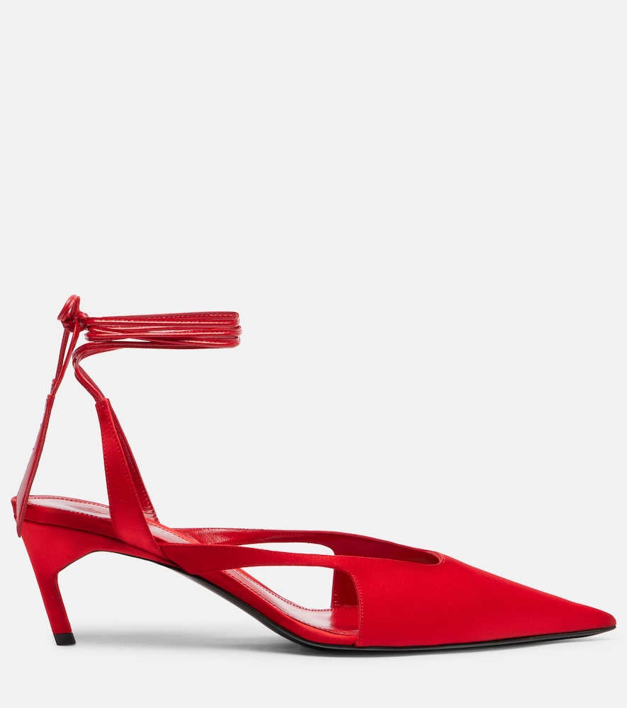 The Attico Satin pumps