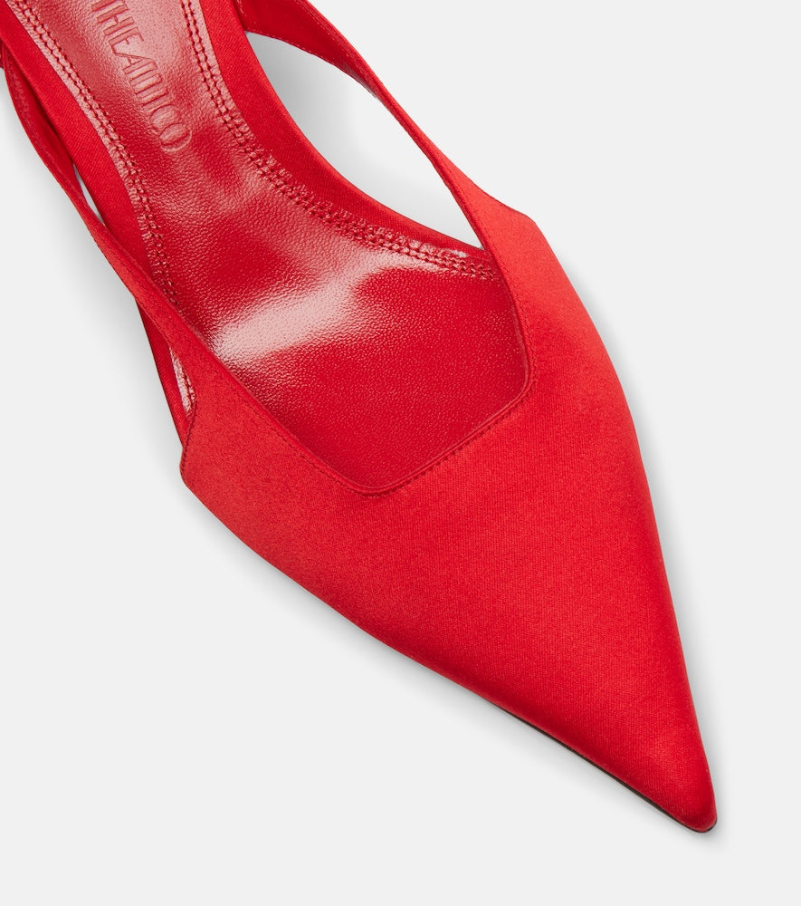 The Attico Satin pumps