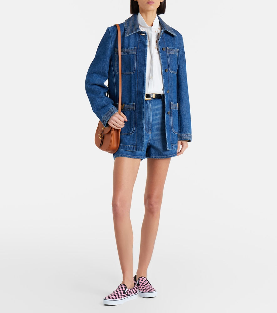 Valentino Garavani x Vans VLogo checked canvas slip-on sneakers