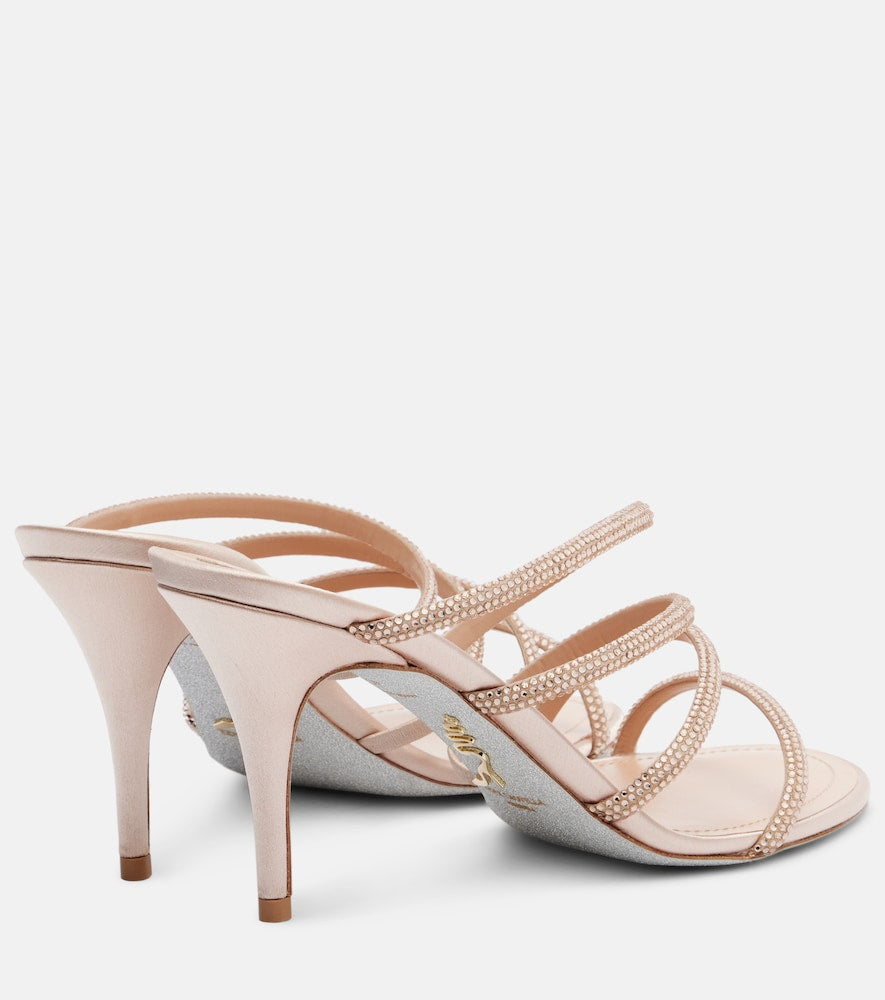 Rene Caovilla Crystal-embellished sandals