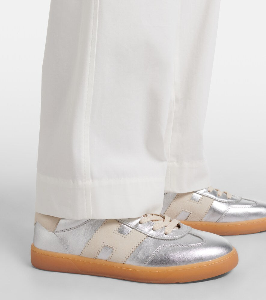 Hogan Cool metallic leather sneakers