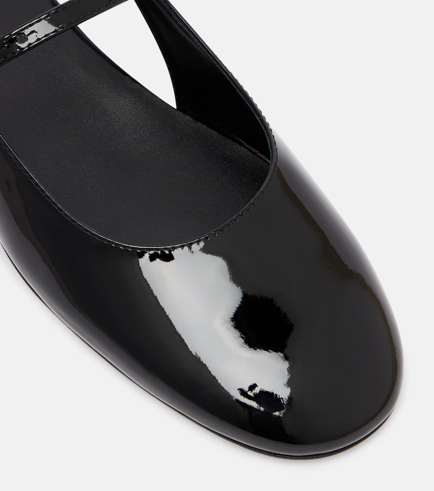 Tod's Patent leather slingback flats