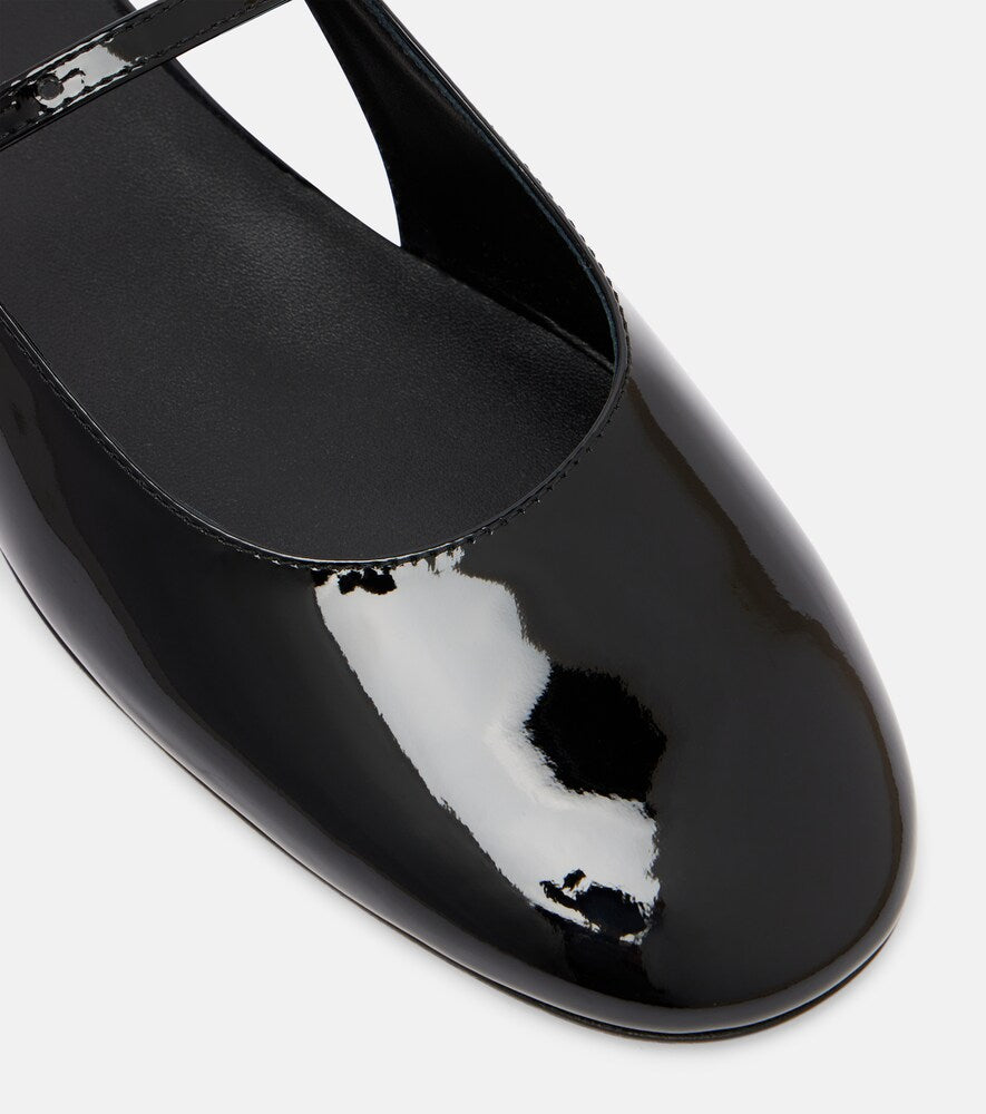 Tod's Patent leather slingback flats