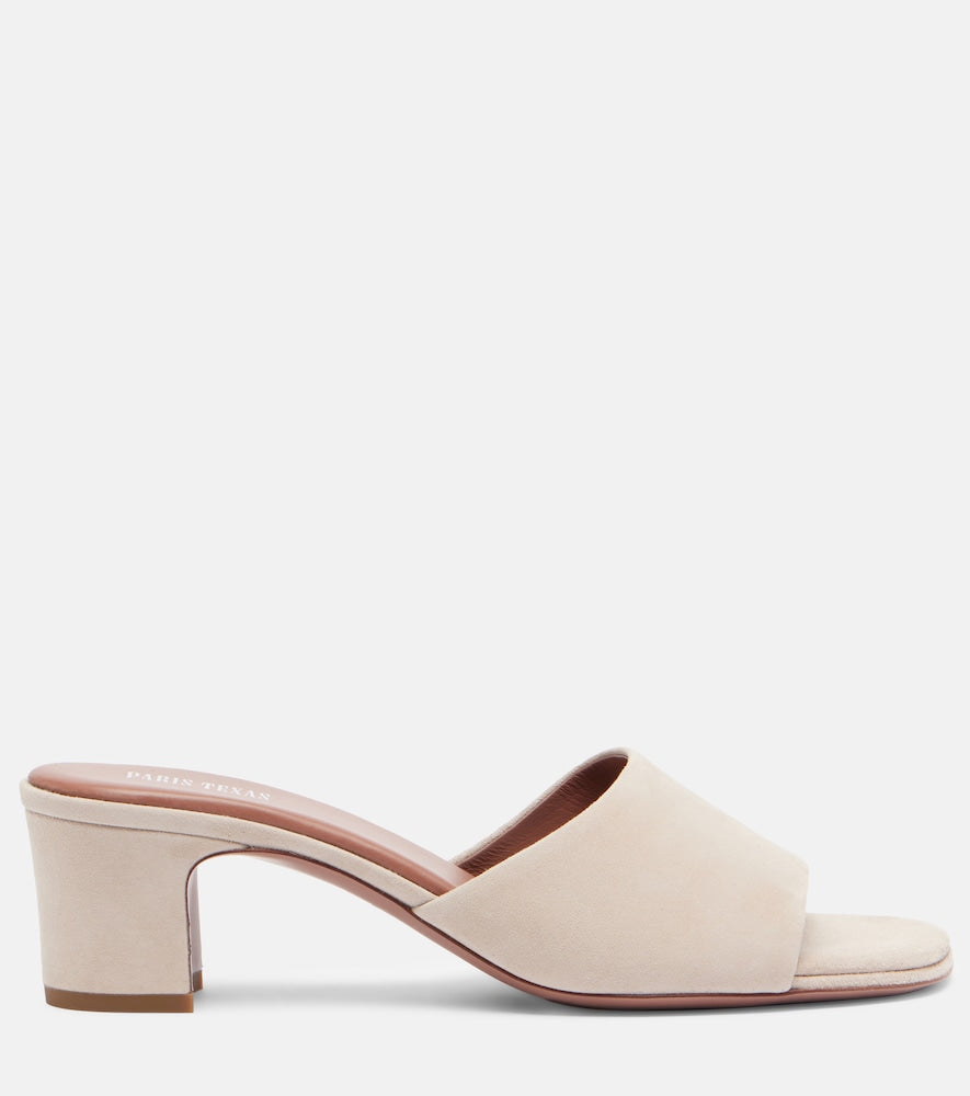 Paris Texas Ava 50 suede mules