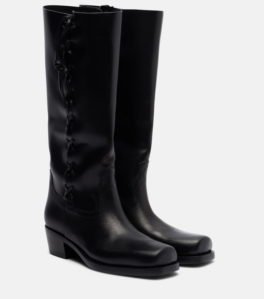 Paris Texas Roxanne 45 leather knee-high boots