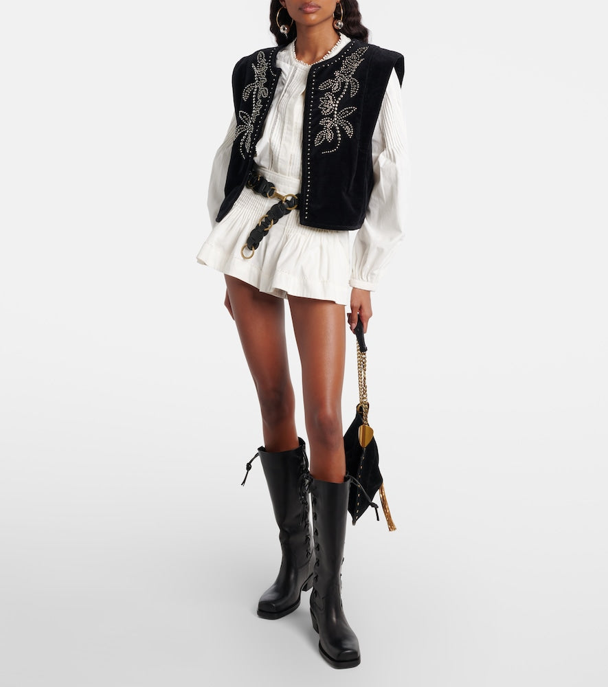 Paris Texas Roxanne 45 leather knee-high boots