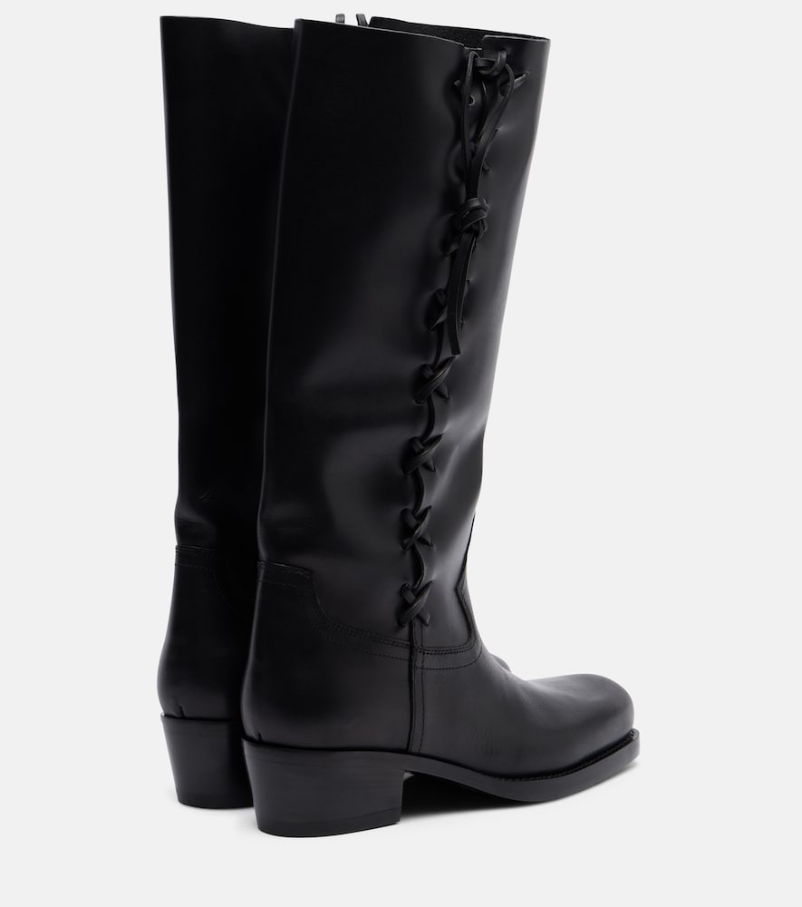 Paris Texas Roxanne 45 leather knee-high boots