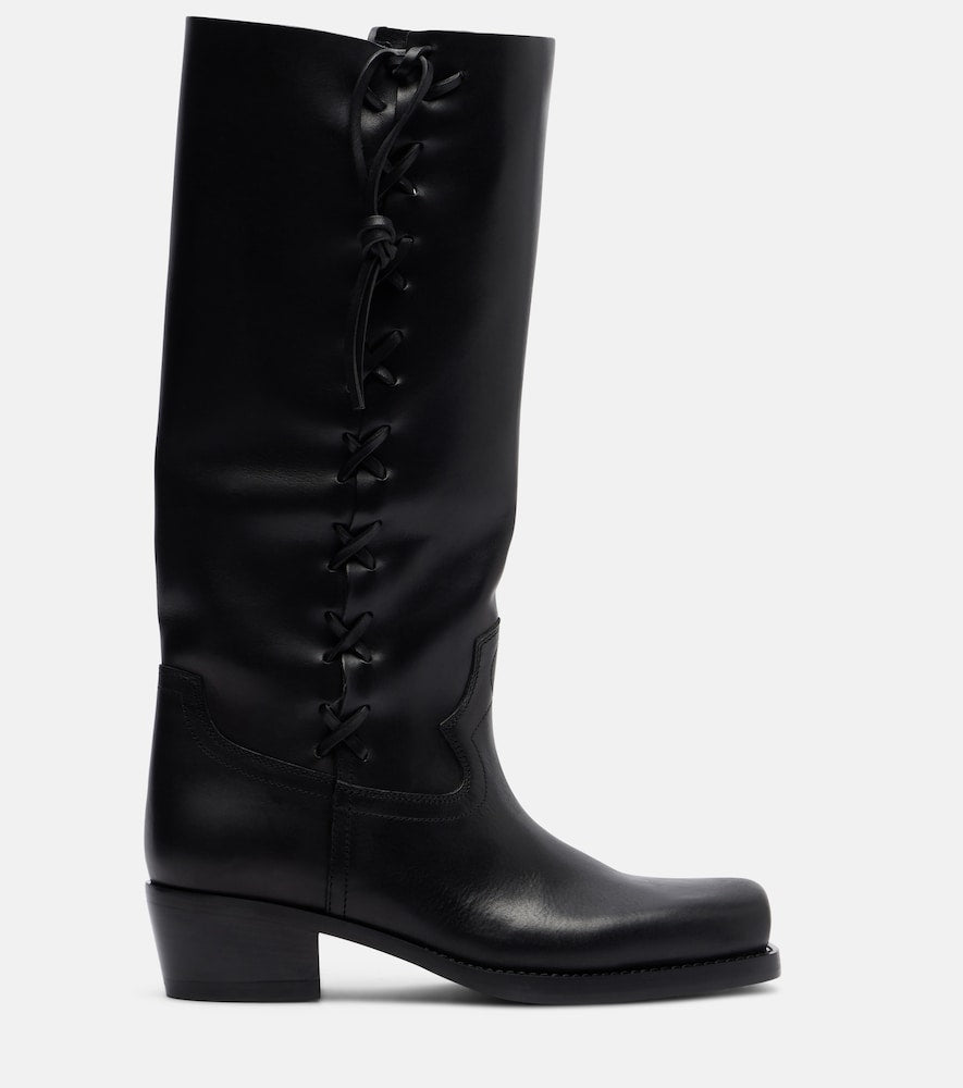 Paris Texas Roxanne 45 leather knee-high boots