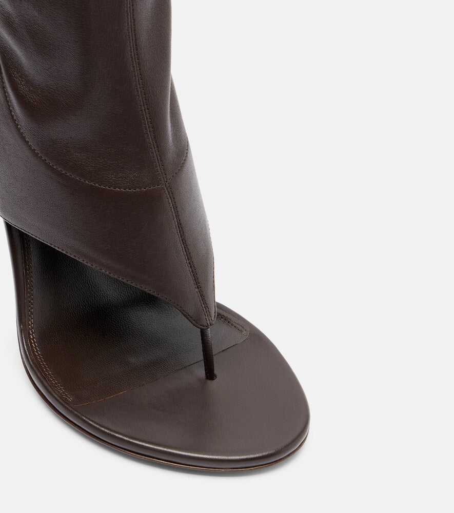 Paris Texas Lidia 105 leather knee-high boots