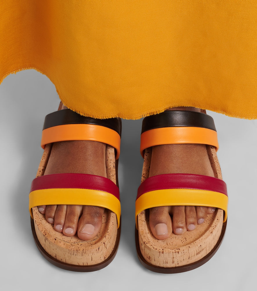 Gabriela Hearst Striker leather platform sandals