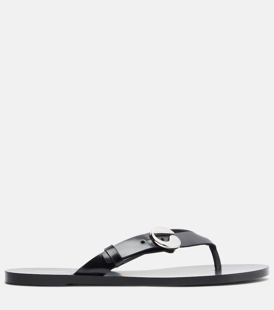 Coperni Logo leather thong sandals