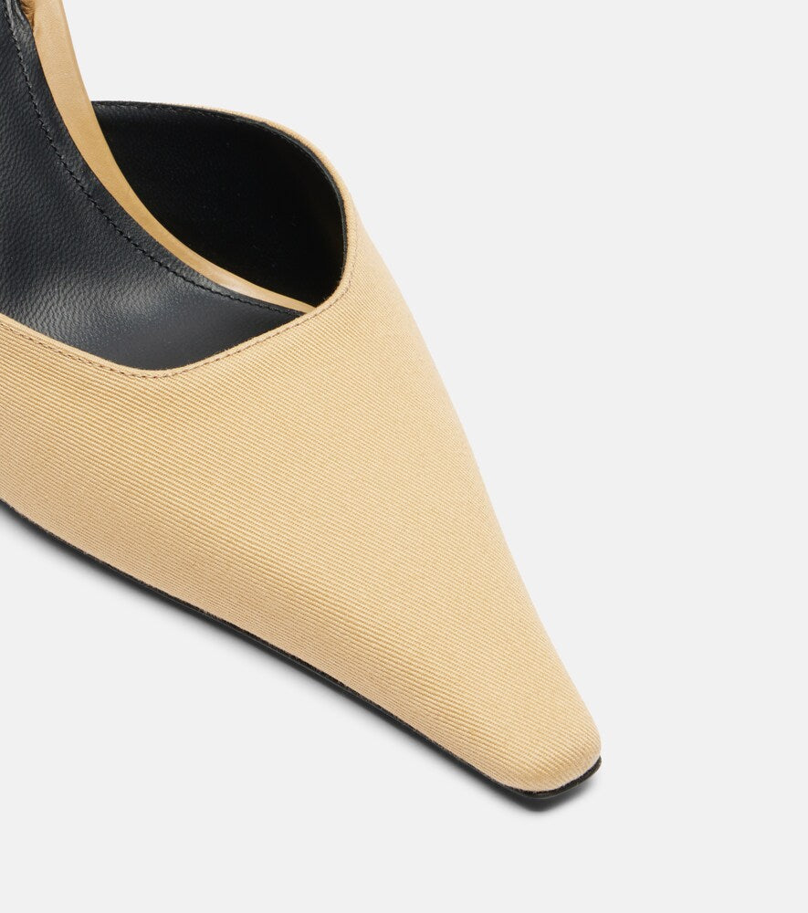 Victoria Beckham Sloan canvas slingback pumps